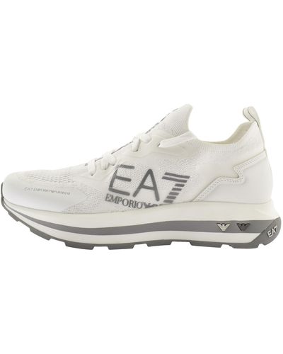 EA7 Emporio Armani Logo Sneakers - White