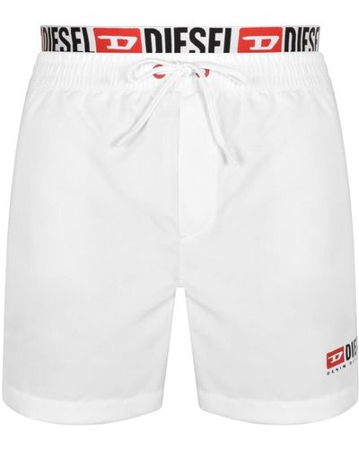 DIESEL Bmbx Visper 41 Swim Shorts - White