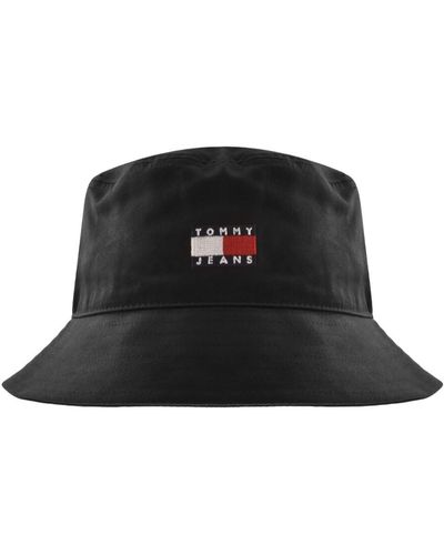 Tommy Hilfiger Flag Bucket Hat - Black