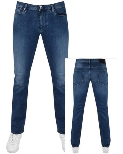 Armani Emporio J45 Regular Jeans Mid Wash - Blue