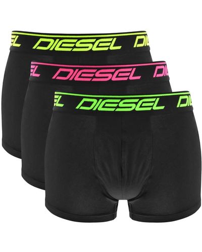 DIESEL Underwear Damien 3 Pack Boxer Shorts - Black