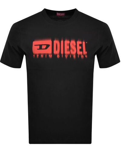 DIESEL T Diegor L6 T Shirt - Black