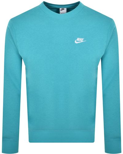 Nike Crew Neck Club Sweatshirt - Blue