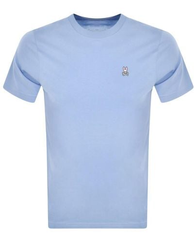 Psycho Bunny Classic Crew Neck T Shirt - Blue