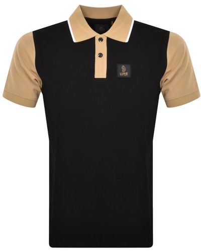 Luke 1977 Saddleworth Polo T Shirt - Black