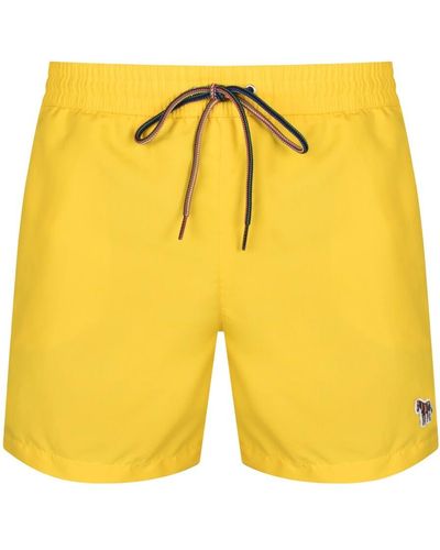 Paul Smith Ps By Zebra Swim Shorts - Orange