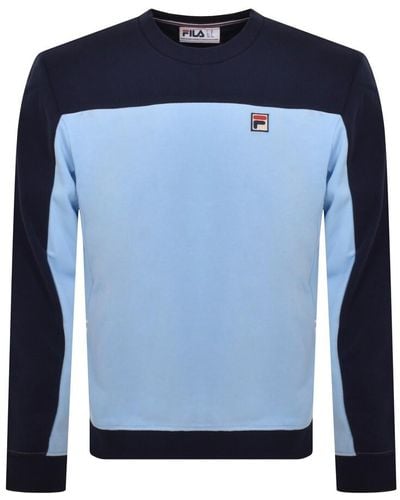 Fila Colour Block Sweatshirt - Blue