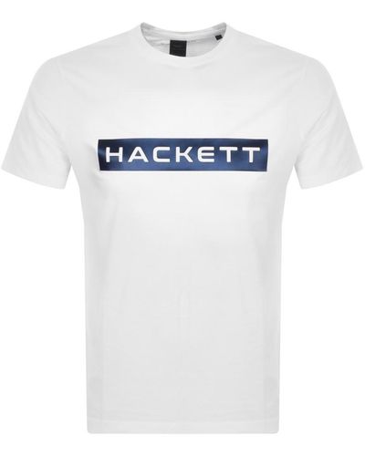 White Hackett T-shirts for Men | Lyst