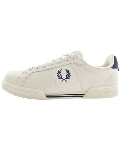 Fred Perry B722 Leather Sneakers - White