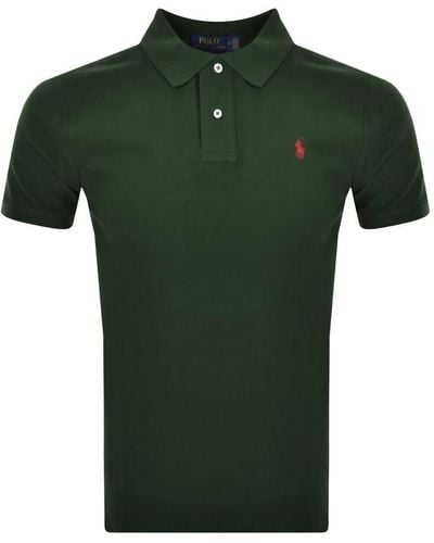Ralph Lauren Slim Fit Polo T Shirt - Green