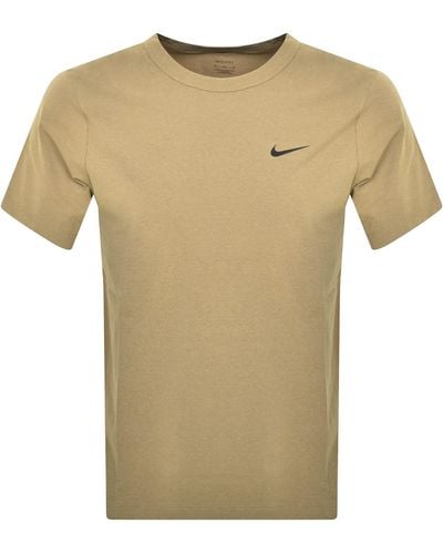 Nike Training Dri Fit Hyverse T Shirt - Natural