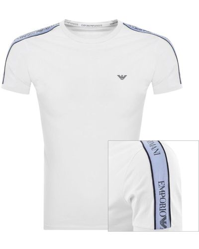 Armani Emporio Lounge Logo T Shirt - White