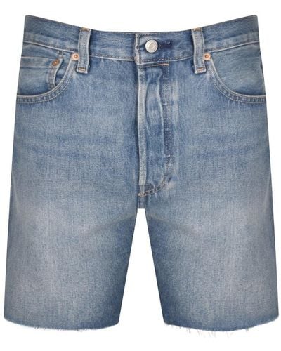 Levi's Original Fit 501 Hemmed Shorts - Blue