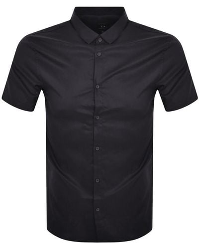 Armani Exchange Short Sleeved Shirt - Black