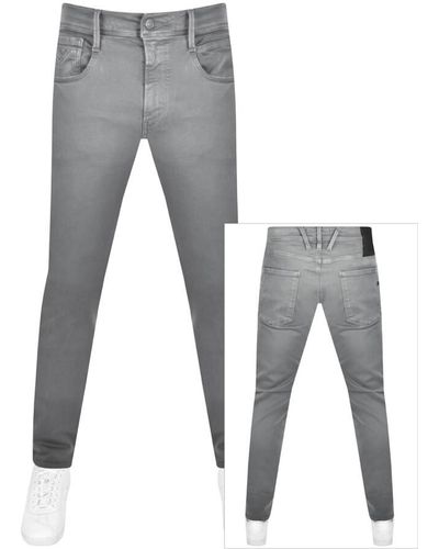 Replay Anbass Slim Fit Jeans - Gray