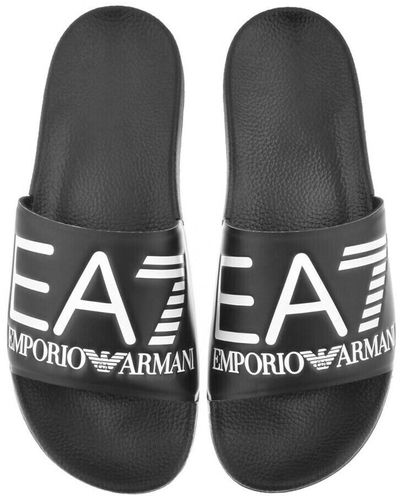 EA7 Emporio Armani Visibility Sliders - Black