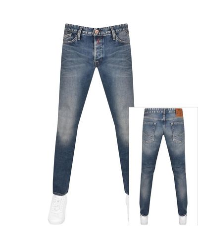 Replay Waitom Regular Slim Jeans - Blue