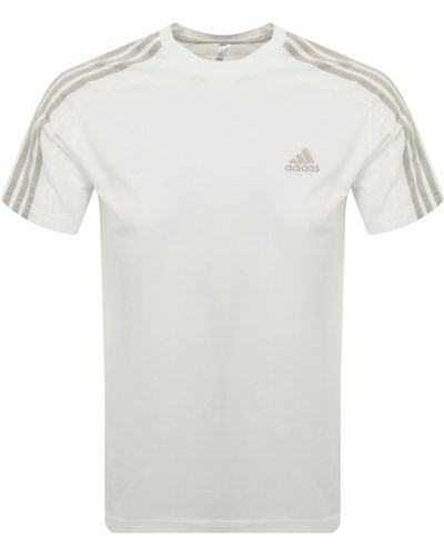 adidas Originals Adidas Sportswear 3 Stripes T Shirt Off - White