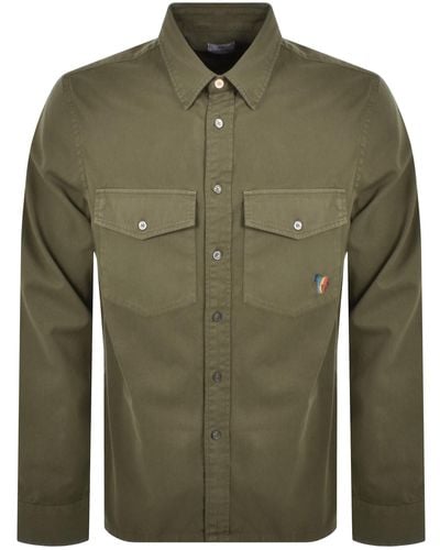 Paul Smith Long Sleeved Shirt - Green