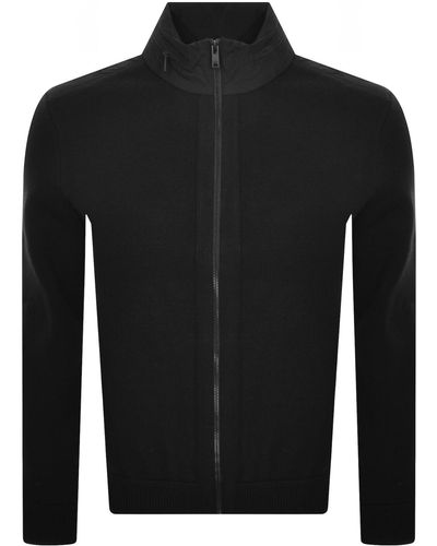 BOSS Boss Kybrid Full Zip Jumper - Black