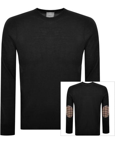 Aquascutum London Knit Jumper - Black