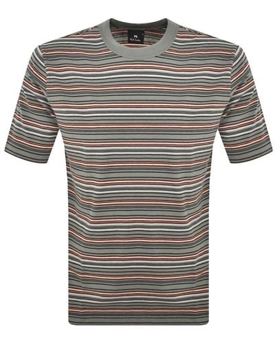 Paul Smith Logo T Shirt - Gray