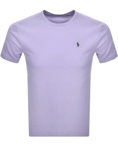 Ralph Lauren Crew Neck Slim Fit T Shirt - Purple