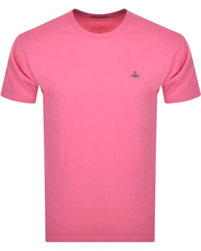 Vivienne Westwood Classic Logo T Shirt - Pink