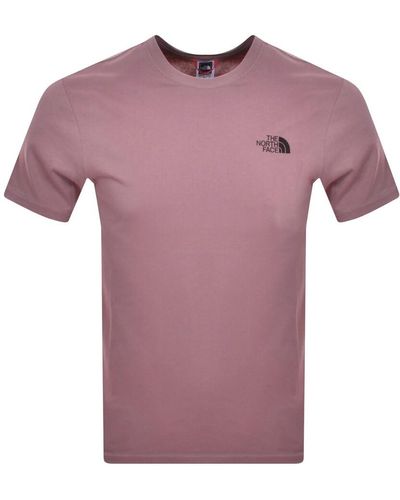 The North Face Simple Dome T Shirt - Purple
