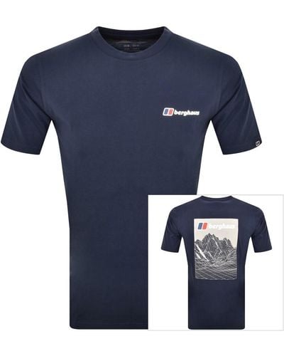 Berghaus Lineation T Shirt - Blue