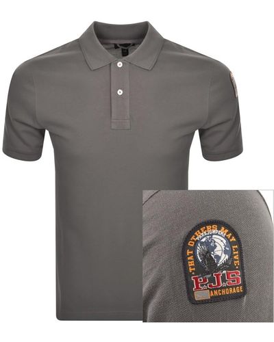 Parajumpers Polo T Shirt - Gray