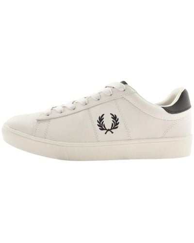 Fred Perry Spencer Leather Trainers - White
