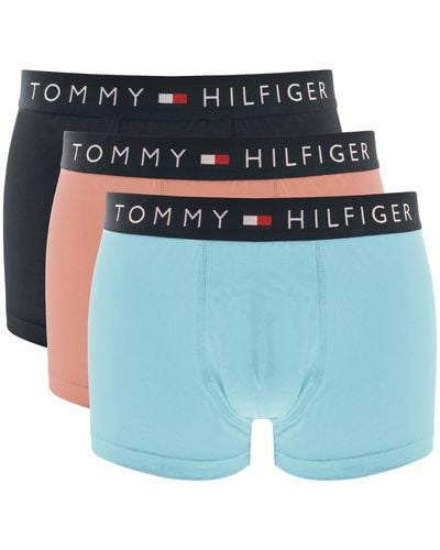 Tommy Hilfiger Underwear Three Pack Trunks - Blue