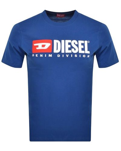 DIESEL T Diegor Div T Shirt - Blue