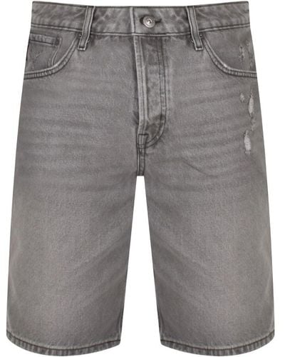 Superdry Vintage Straight Shorts - Gray