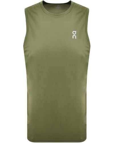 On Shoes Core Tank Vest - Green