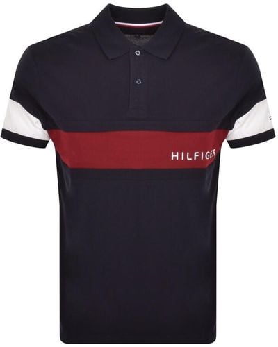 TOMMY HILFIGER - Men's slim polo shirt with signature cuffs - Ivory -  MW0MW30764AC0