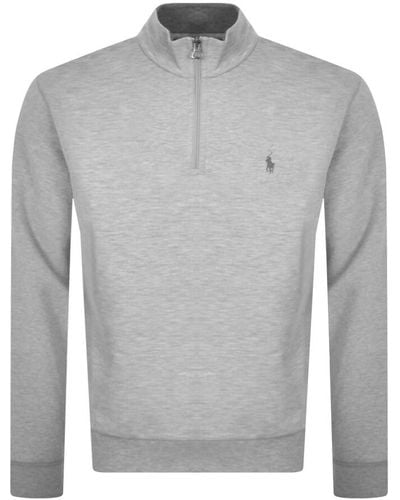 Ralph Lauren Half Zip Sweatshirt - Grey