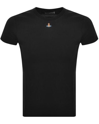 Vivienne Westwood Classic Logo T Shirt - Black