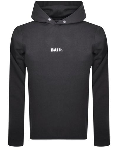 BALR Q Series Logo Hoodie - Black