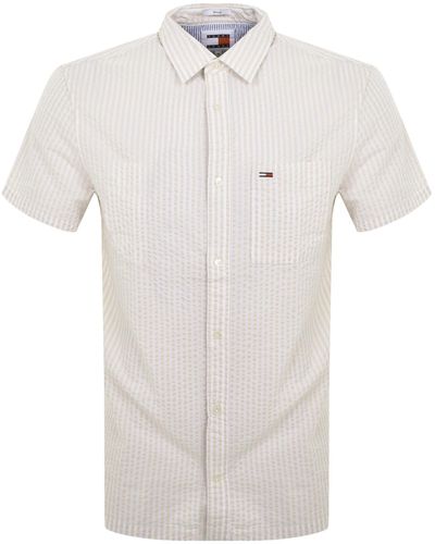Tommy Hilfiger Seersucker Stripe Shirt - White