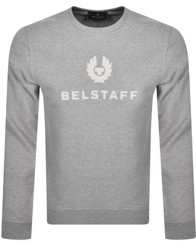 Belstaff Crew Neck Sweatshirt - Gray