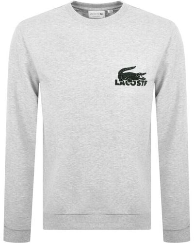 Lacoste Crew Neck Sweatshirt - Grey