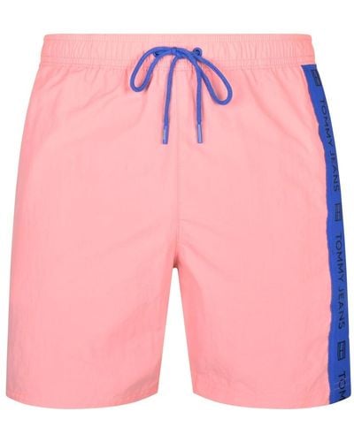 Tommy Hilfiger Slim Swim Shorts In - Pink