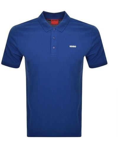 HUGO Donos222 Polo T Shirt - Blue