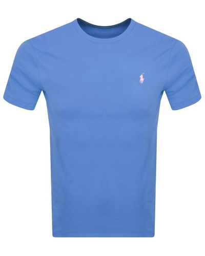 Ralph Lauren Crew Neck Slim Fit T Shirt - Blue