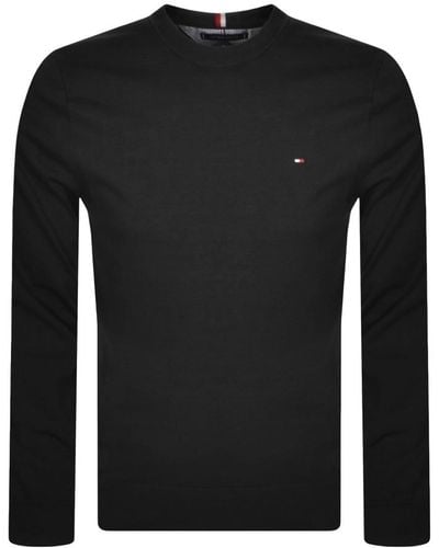 Tommy Hilfiger 1985 Crew Neck Knit Sweater - Black