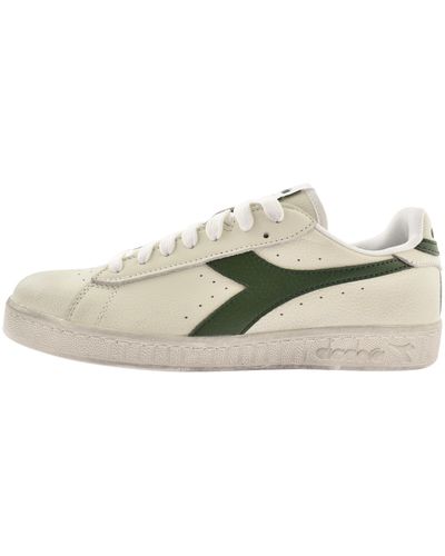 Diadora Game L Low Waxed Trainers - Natural