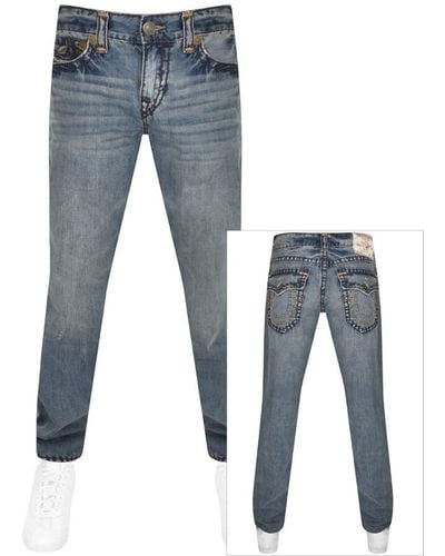 True Religion Ricky Super T Flap Jeans - Blue