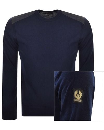 Belstaff Kerrigan Knit Sweater - Blue